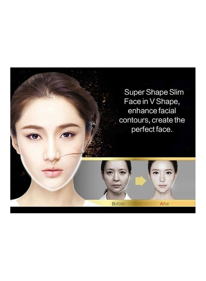 ماركة غير محددة ماسك جل لشد الوجه للنساء على شكل حرف V بتصميمٍ رفيع مضاد للتجاعيد وعلامات التقدم في السن وتنحيف الذقن، نمط العلامة التجارية: أحمر، قناع وجه فردي بشكل حرف V ألوان متعددة 17.5*17.5*17.5سم  - Image 2