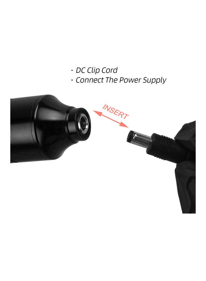 Hexagon Professional Machine Pen Quietly Motor Tattoo Machine Tattoo Rotary Pen black 16*16*16cm - Image 5