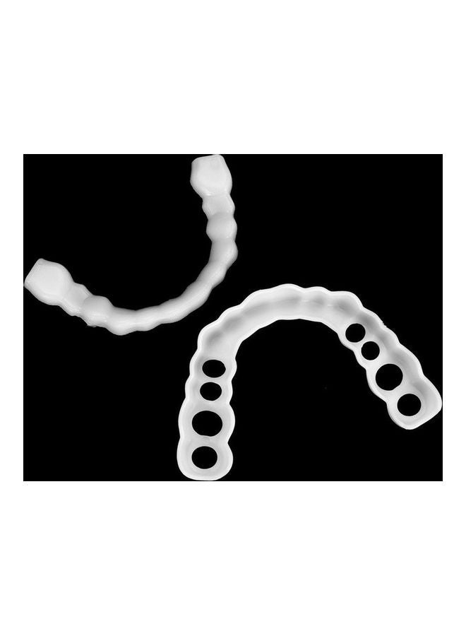 Generic - 2Pair / 4PCS Teeth Whitening Artificial Dentures Dental Tools Disposable Braces Mouth Tray multicolor 7*7*7cm - Image 1
