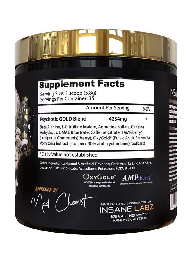 Insane labz - Psychotic Pre Workout Powder 200g - Image 1