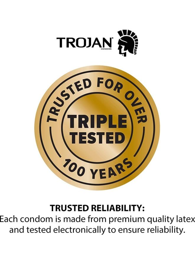 TROJAN Ultra Thin Lubricated Condoms 60 Piece - Image 4