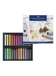 FABER-CASTELL 24-Piece Soft Pastels Chalks Multicolour  - Image 1