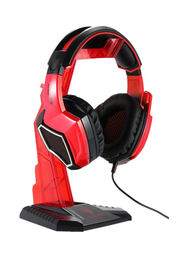 Sades Gaming Headphone Stand Earphone Holder For Sony AKG Sennheiser Logitech Other Headsets Red  - Image 3