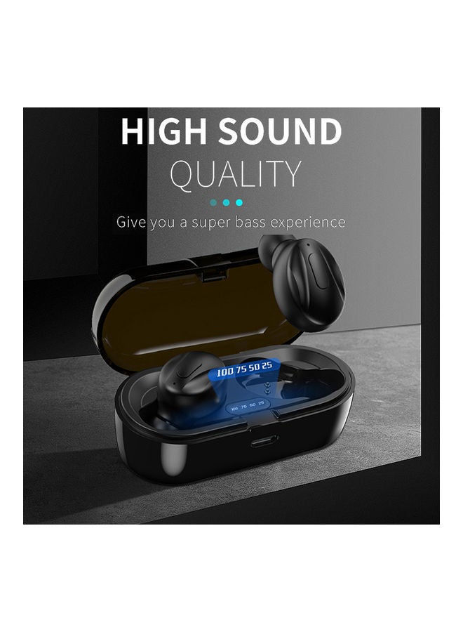 Generic - XG13 TWS Bluetooth 5.0 True Wireless In-Ear Headphones With Inbuilt Microphone And 350mAh Charging Box Black - Image 1