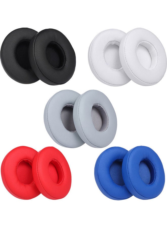 Generic - 2-Piece Replacement Earpad Cushion For Beats Solo 2 / 3 On Ear Wireless Headphones Grey - Image 1