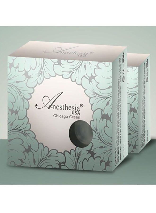 Anesthesia - USA Chicago Green 6 Months Disposable Contact Lenses - Image 1