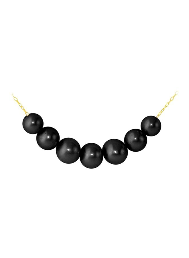 Vera Perla - 10 Karat Solid Gold Pearl Necklace - Image 1
