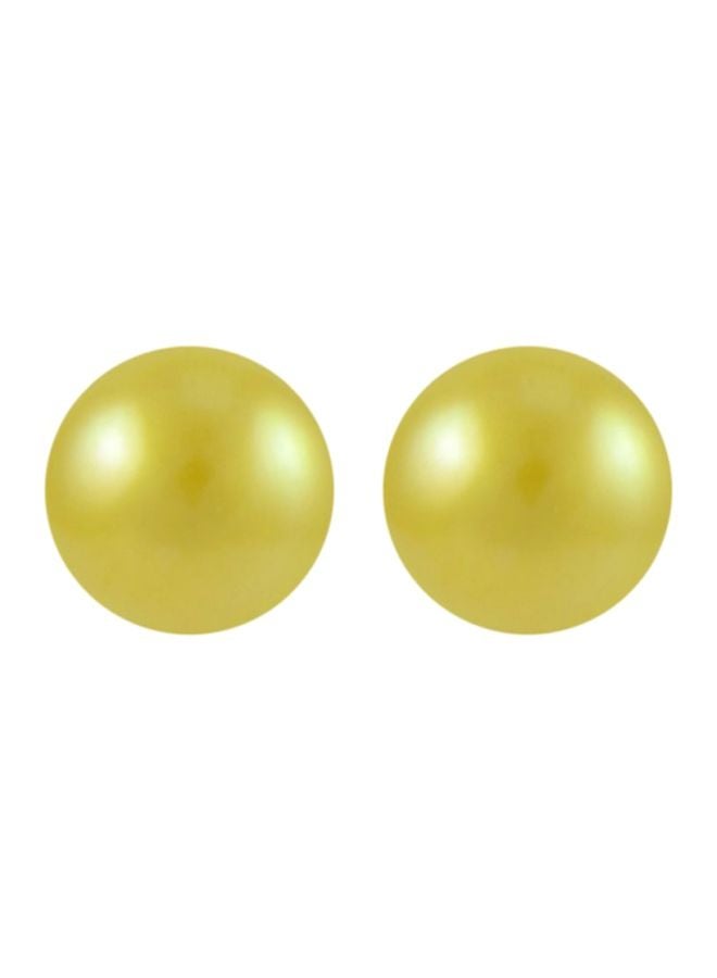 Vera Perla - 18 Karat Gold Pearl Earrings - Image 1
