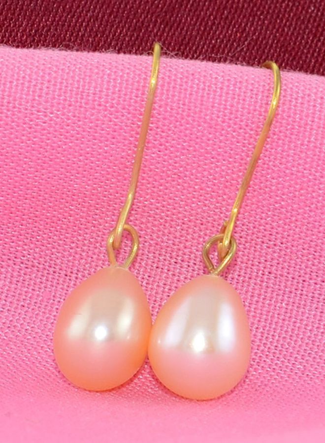 Vera Perla 10K Gold Pearl Earrings - Image 2