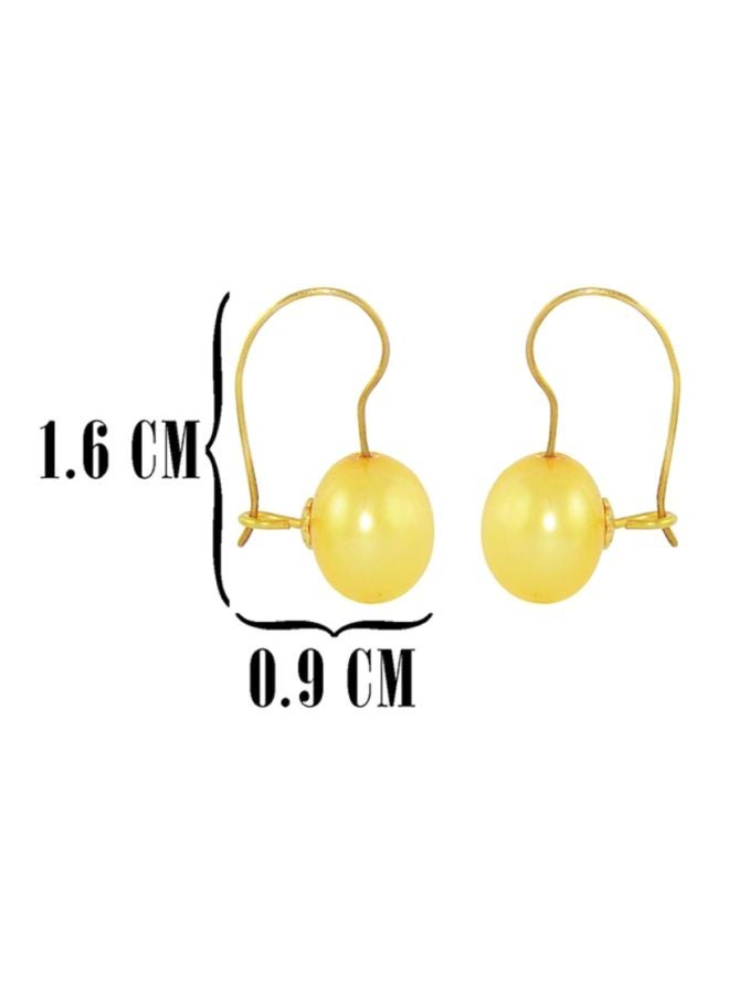 Vera Perla - 18 Karat Gold Pearl Earrings - Image 1