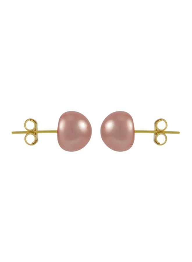 Vera Perla - 18 Karat Gold Pearl Earrings - Image 1