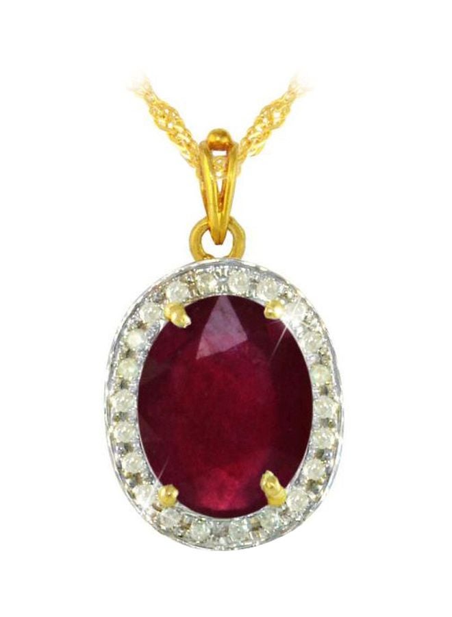 Vera Perla 18 Karat Gold Diamond Necklace  - Image 1