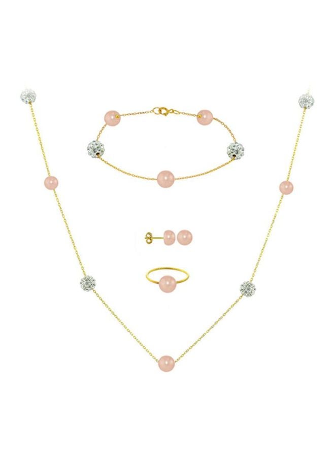 فيرا بيرلا طقم مجوهرات من 5 قطع من الذهب عيار 18 قيراط - Image 1