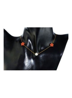 Vera Perla 4-Piece 18 Karat Gold Star Shape Sunstones Jewellery Set  - Image 3