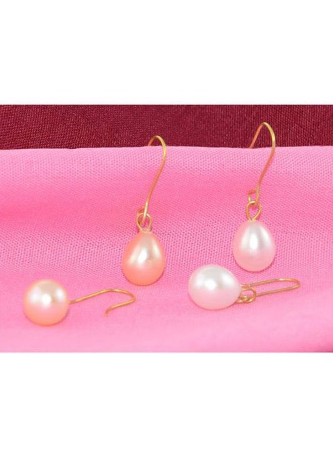 Vera Perla Pair Of 2 10 Karat Gold Pearl Earrings - Image 2