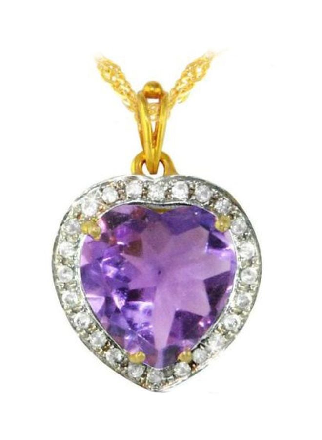 Vera Perla 18 Karat Gold Diamond Studded Necklace  - Image 1