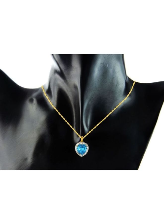 Vera Perla 18 Karat Gold Diamond Studded Necklace  - Image 2