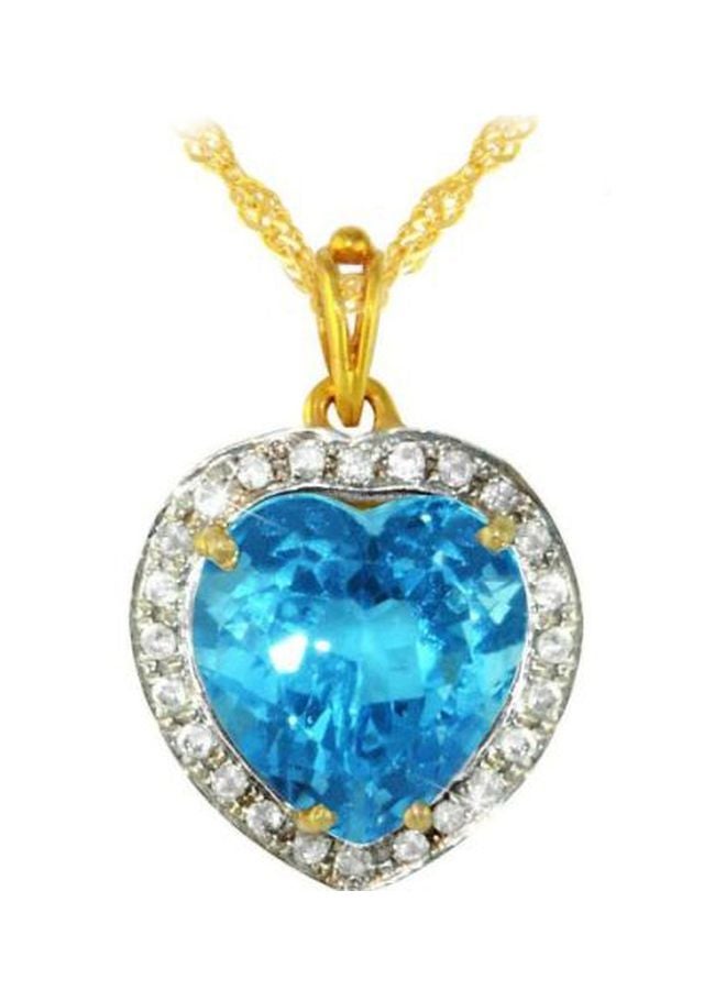 Vera Perla 18 Karat Gold Diamond Studded Necklace  - Image 1
