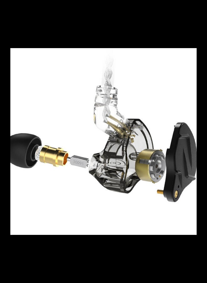 بي جي سماعة أذن داخلية سلكية مع ميكروفون طراز Mic-K2 أسود - Image 2