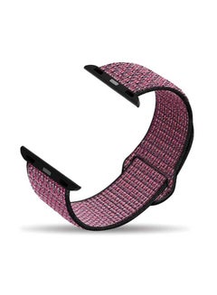 D'VOGUE Sport Loop Band Compatible with Apple Watch Series 6/5/4/3/2/1 Pink Blast  - Image 1