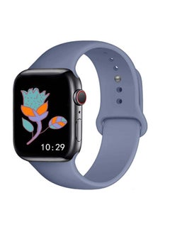 D'VOGUE Compatible With Apple watch iWatch Series 6/5/4/3/2/1 Ice Blue  - Image 1