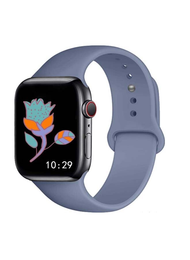 D'VOGUE Compatible With Apple watch iWatch Series 6/5/4/3/2/1 Ice Blue - Image 1