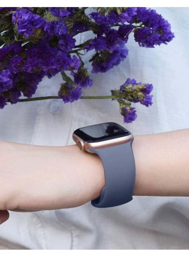 D'VOGUE Compatible With Apple watch iWatch Series 6/5/4/3/2/1 Ice Blue - Image 2