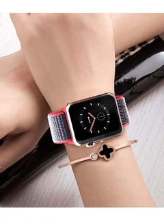 D'VOGUE Sport Loop Band Compatible with Apple Watch Series 6/5/4/3/2/1 Electric Pink  - Image 3