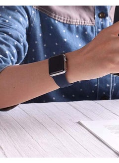D'VOGUE Compatible With Apple watch iWatch Series 6/5/4/3/2/1 Midnight Blue  - Image 3