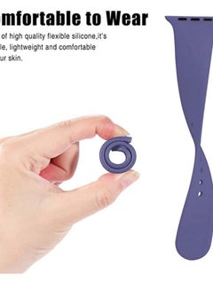 D'VOGUE Compatible With Apple watch iWatch Series 6/5/4/3/2/1 Sea Blue  - Image 3