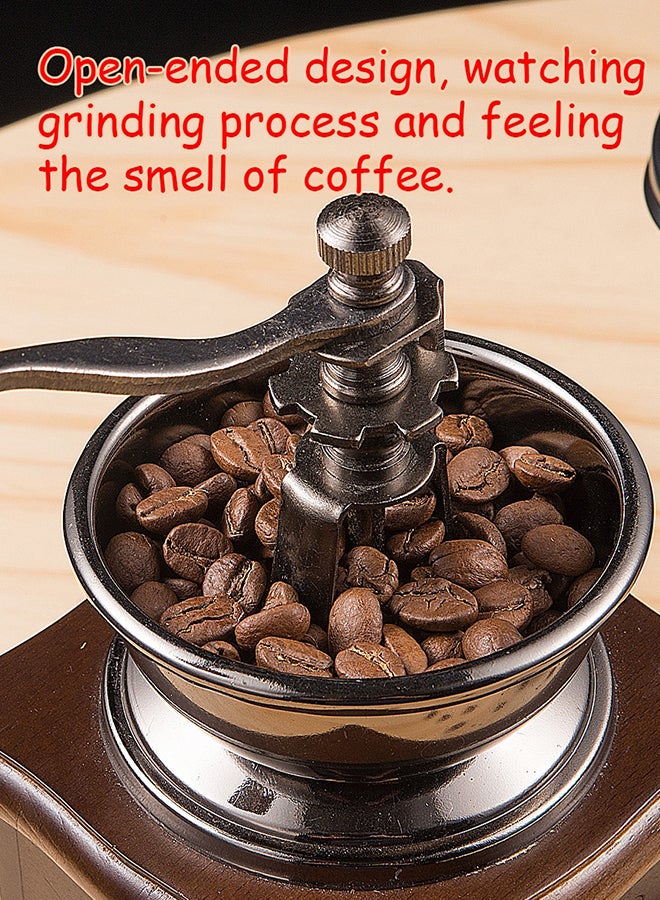 Toshionics - Manual Operation Delicate Coffee Bean Grinder Brown 9.5x9.5x16.5cm - Image 1