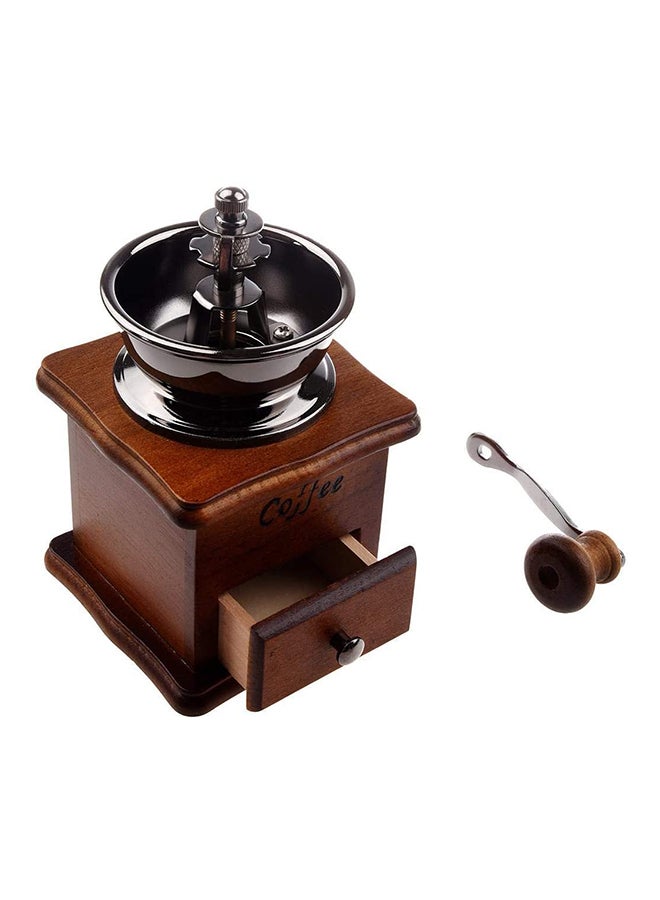 Toshionics - Manual Operation Delicate Coffee Bean Grinder Brown 9.5x9.5x16.5cm - Image 1