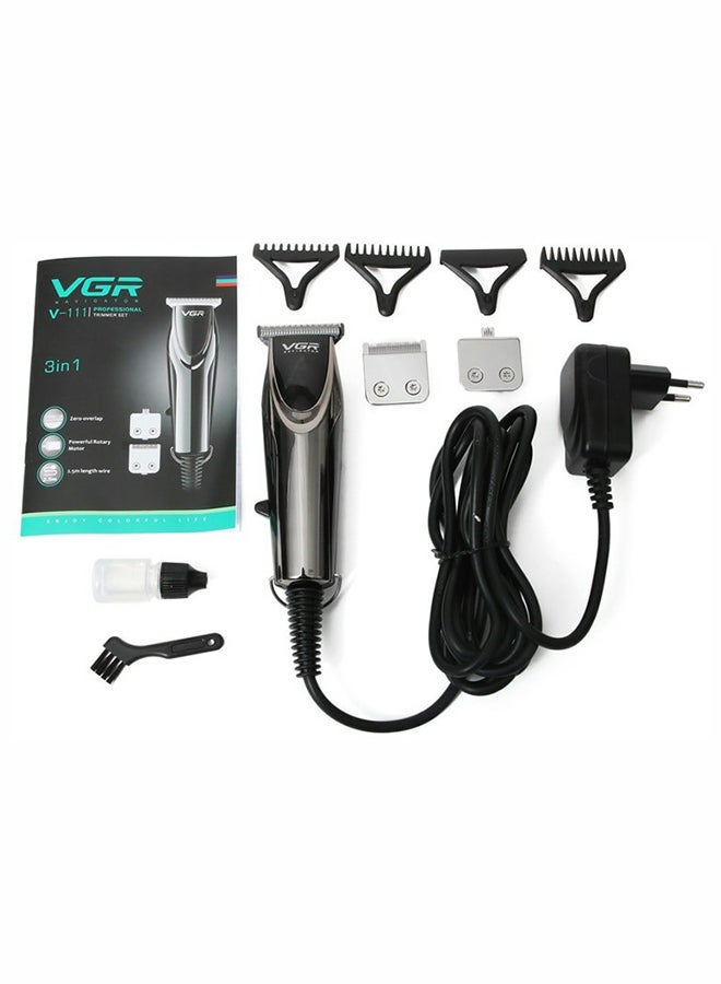 في جي آر آلة تهذيب الشعر V-111 أسود 