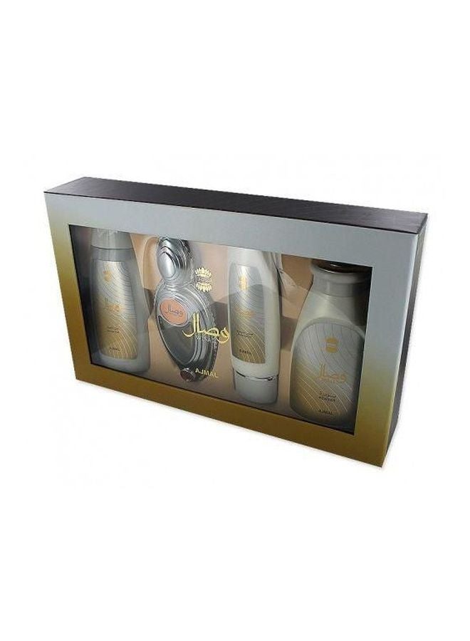 اجمل طقم هدايا وصال EDP (50ml), Shower Gel (200ml), Body Lotion (100ml), Powder (200جرام  - Image 4