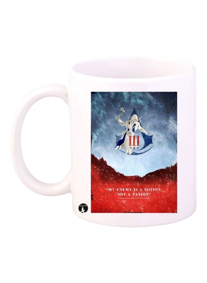 BP Assassin's Creed 3 Printed Mug Red/Blue