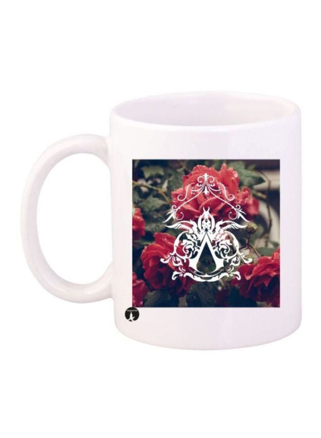 بي بي كوب بطباعة تمثل لعبة الفيديو Assassin's Creed أبيض/ أحمر/ أخضر