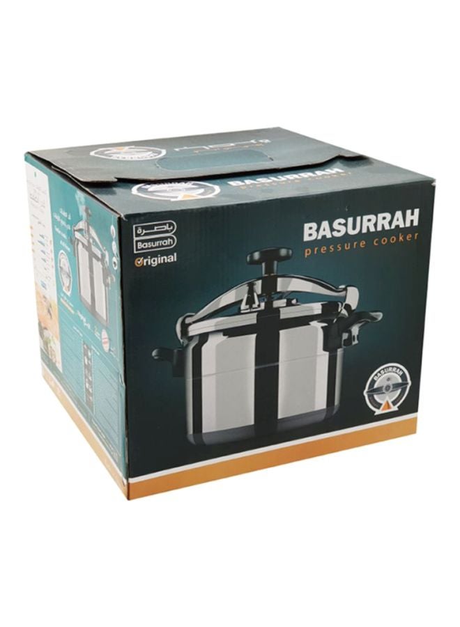 BASURRAH Aluminium Pressure Cooker Silver/Black 2.5Liters  - Image 4