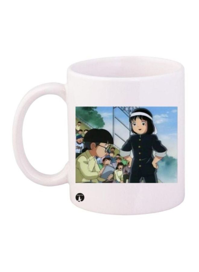 BP Captain Majid Printed Coffee Mug White/Blue/Green