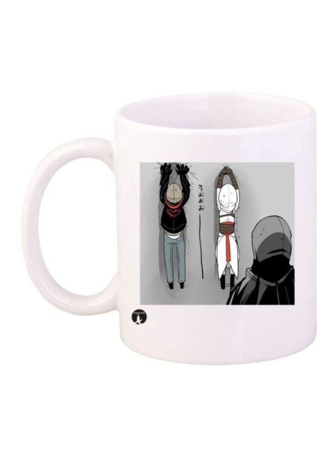 BP Assassin's Creed Video Game Printed Mug White/Black/Grey
