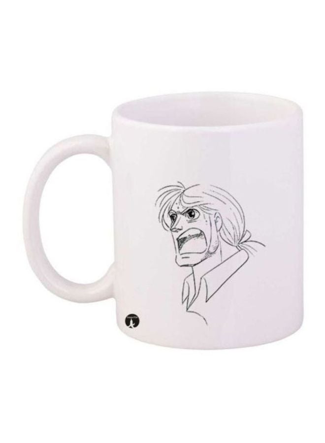 BP Anime Jazeerat Al Kanz Printed Mug White/Black