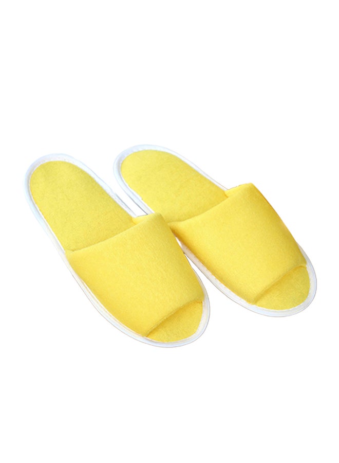 Disposable Travel Slides White Yellow  - Image 1