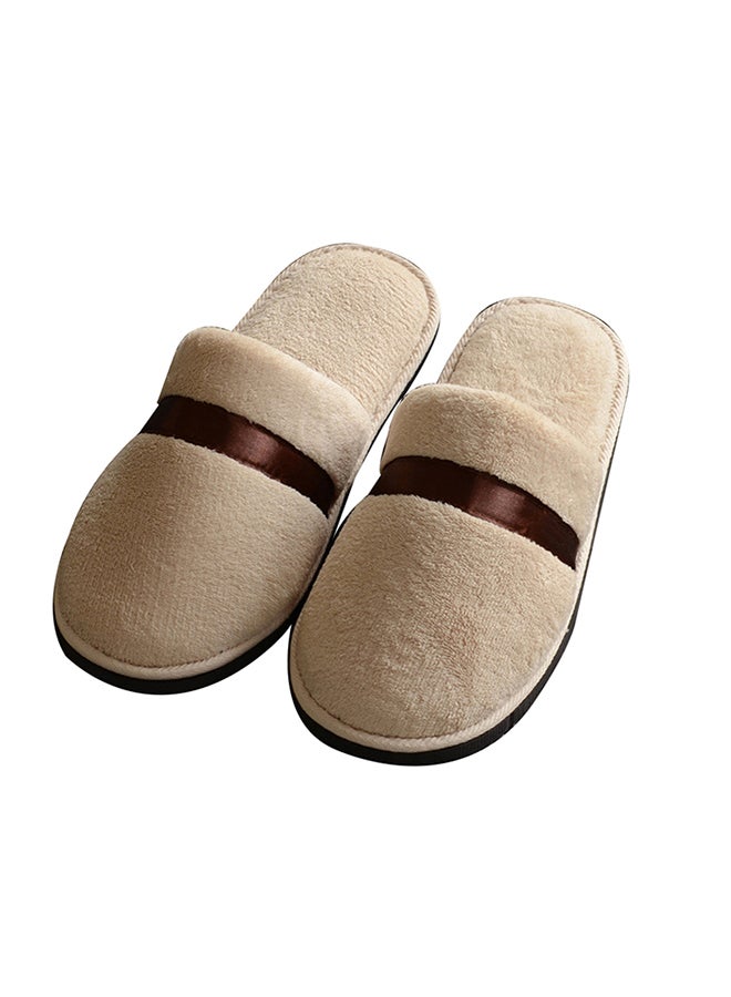 Non-Slip Flat Slides Camel  - Image 1