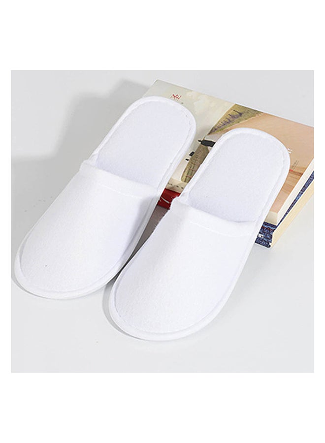 Disposable Non-Slip Flat Slides White - Image 2