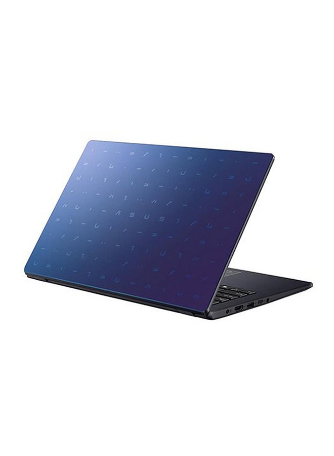 E410MA Laptop With 14-Inch Display, Celeron N4020 Processor/4GB RAM/64GB eMMC/Intel UHD Graphics Peacock Blue