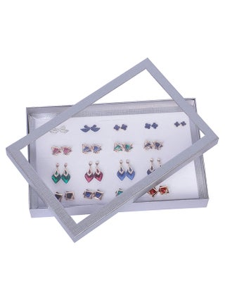 100 Slot Ring Display Box Jewelry Tray Ring Box Earring Holder Ear Stud Storage Tray Women Jewelry Organizer Paper - v1603748036/N41348477A_1