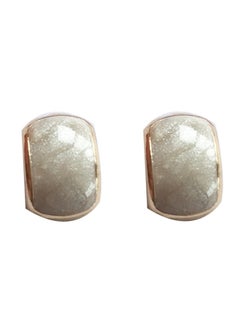925 Sterling Silver Gemstone Studded Pearl Earrings