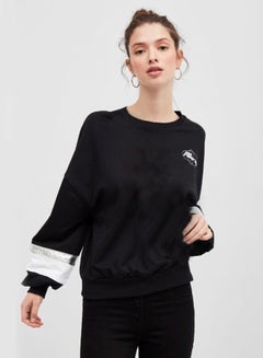 BlueAge Always Working  Sweatshirt Black  - Image 1