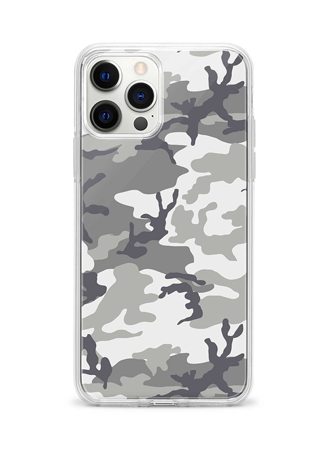 Artic Camo Printed Case For Apple iPhone 12 Pro/iPhone 12 Grey
