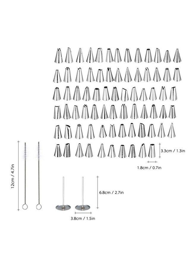 RYJ 100-Piece Cake Decorating Kit Baking & icing Tool Accessories multicolour 30cm - Image 2