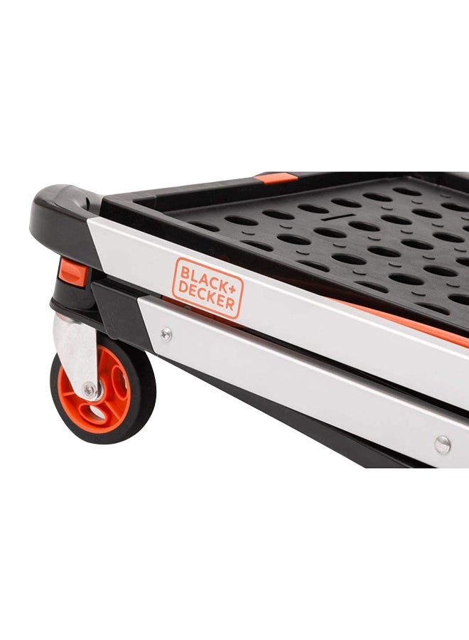 BLACK+DECKER - Folding Double Level Platform Trolley Orange 20/60kg - Image 1